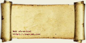 Večerinka Kovandžić vizit kartica